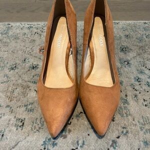 Vero Moda Brown Suede Heels